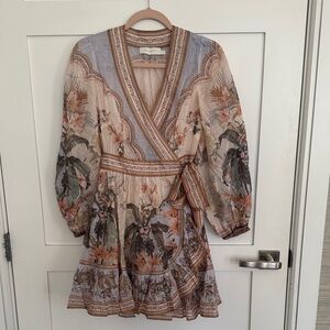 Zimmermann Multicolor Long Sleeve Dress
